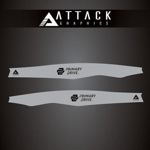 Attack Graphics 207-126-0029 Renegade Swing Arm Decal  Grey