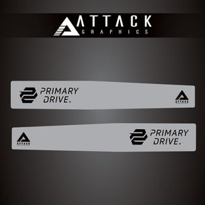 Attack Graphics 207-126-0030 Renegade Swing Arm Decal  Grey
