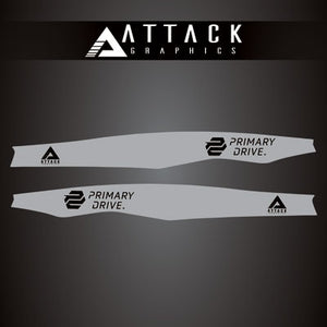 Attack Graphics 207-126-0031 Renegade Swing Arm Decal  Grey
