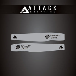 Attack Graphics 207-126-0032 Renegade Swing Arm Decal  Grey