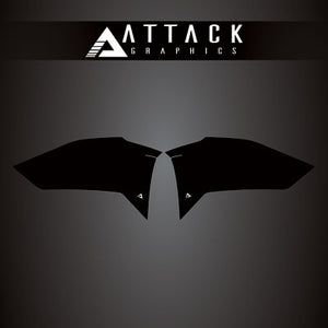 Attack Graphics 210-274-0008 Tank Protection Decals Sides Black/Grey