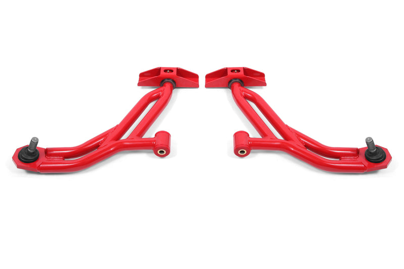 BMR Suspension AA750R fits Ford 05-14 Mustang Lower A-Arms - Red - Non-Adjustable