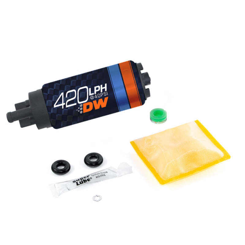 Deatschwerks 9-421-0847 DW420 Series 420lph In-Tank Fuel Pump w/ Install Kit For Eclipse (Turbo AWD) 95-98