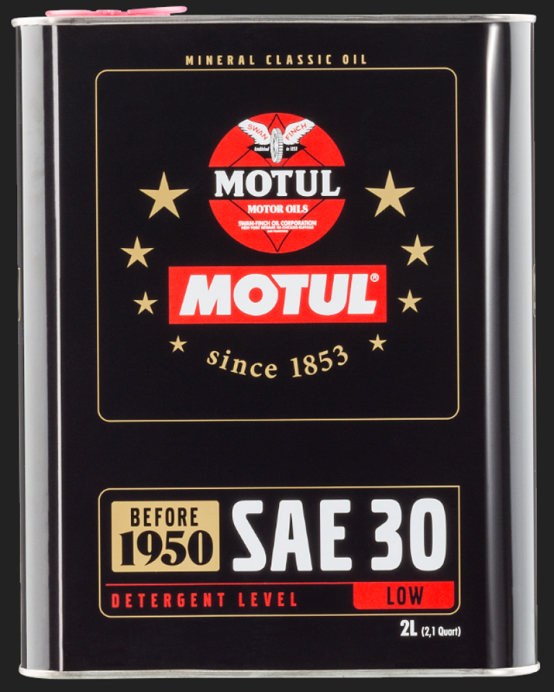 Motul 104509 Classic SAE 30 Oil - 6x2L