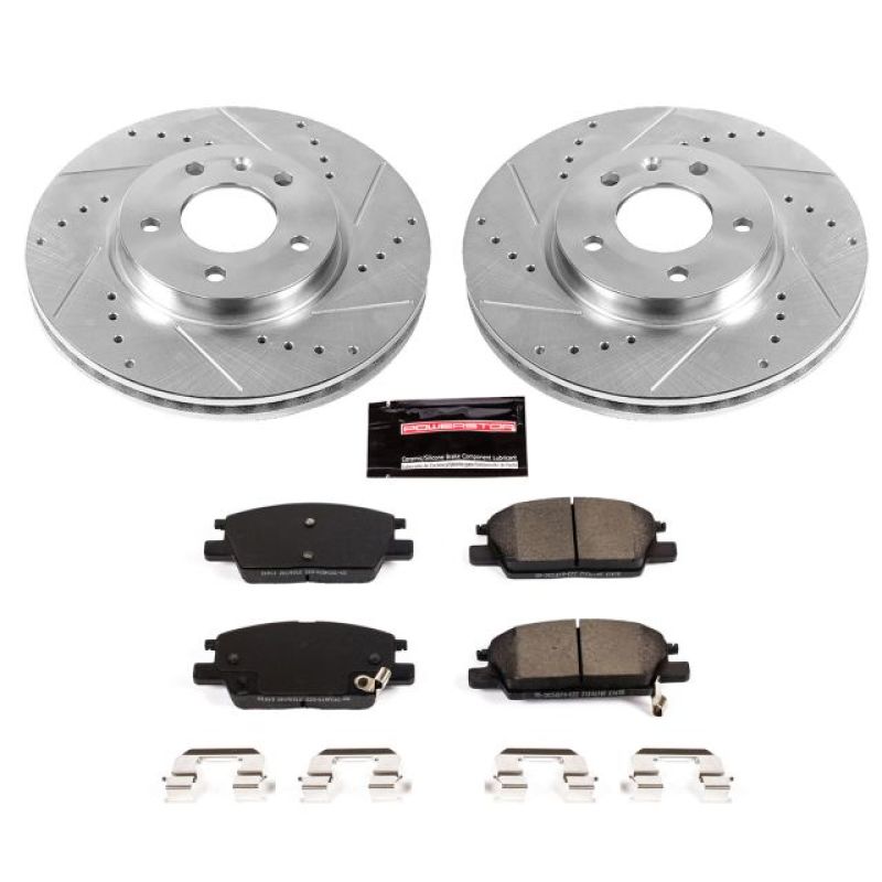 PowerStop K7400 fits Buick 18-19 LaCrosse Front Z23 Evolution Sport Brake Kit