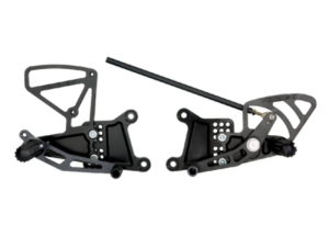 Vortex Racing 03-05 Yamaha YZF-R6, 06-09 YZF-R6 S Rear Set- Black