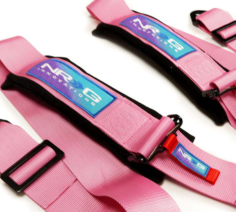 NRG SBH-B6PCPK 5PT 3in. Seat Belt Harness / Cam Lock - Pink