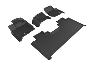 3D MAXpider 2018-2020 fits Honda Odyssey Kagu 3rd Row Floormats - Gray