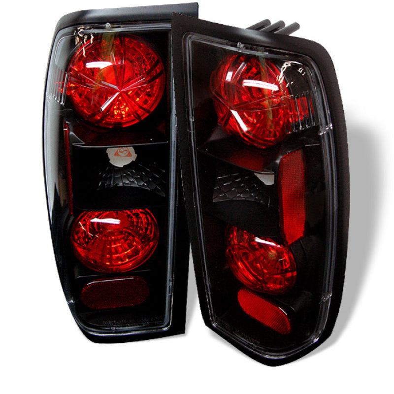 Spyder 5006837 fits Nissan 98-00 Frontier Euro Style Tail Lights Black ALT-YD-N