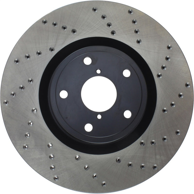 Stoptech 128.47022CL 05-17 Subaru WRX Cryo Drilled Sport Left Front Rotor
