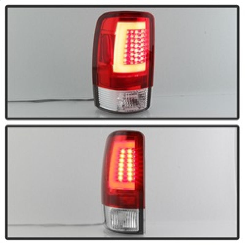 Spyder 5084163 fits Chevy 00-06 Suburban 1500/2500 V2 Light Bar LED Tail Lights