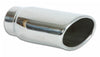 Vibrant 1406 4.5in x 3in Oval SS Exhaust Tip (Single Wall Angle Cut Rolled Edge)