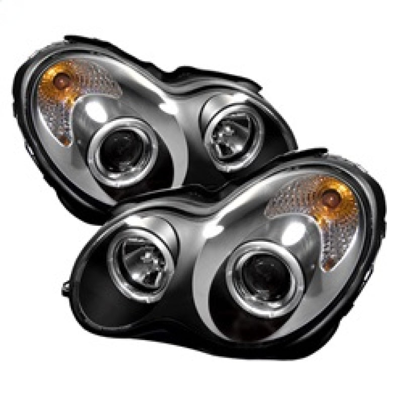 Spyder 5011251 fits Mercedes Benz C-Class 4 DrProjector Headlights Halogen LED