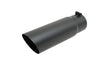 Gibson  500638-B Round Single Wall Slash-Cut Tip - 4in OD/2.75in Inlet/12in Leng
