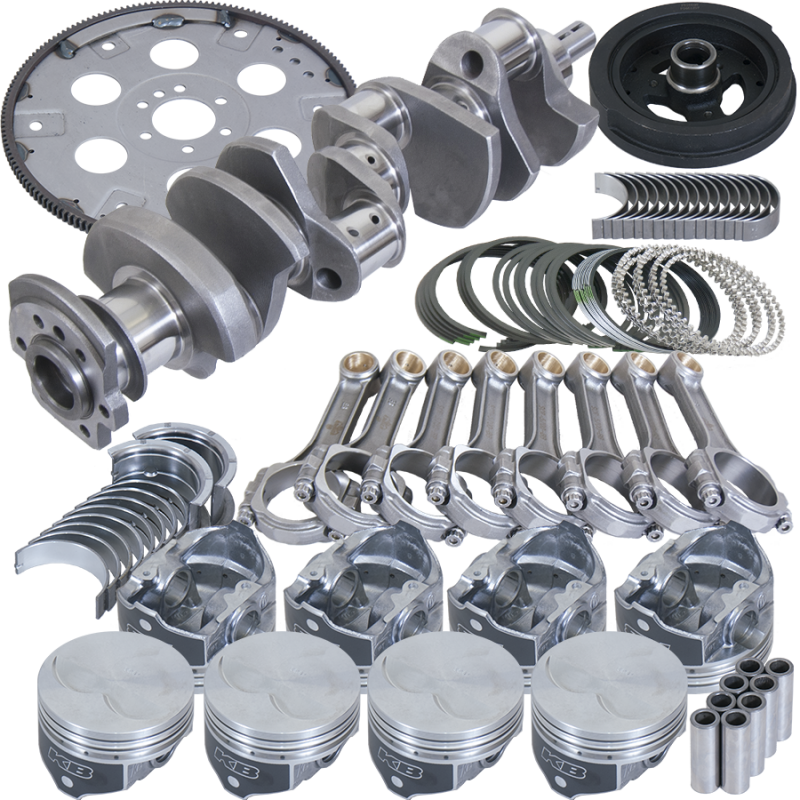 Eagle B13010060 fits Chevy 400 3.750in Crank 5.700in I-Beam Rods -7cc Flat Top 4.185in Pistons Balanced Assembly