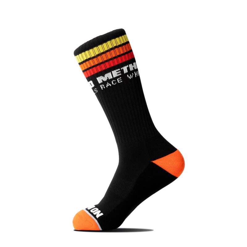 Method AP-M0003 Classic Stripes Logo Performance Socks - Black