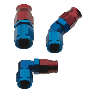 Fragola 690454 -4AN 45 Degree Hose End - Alum