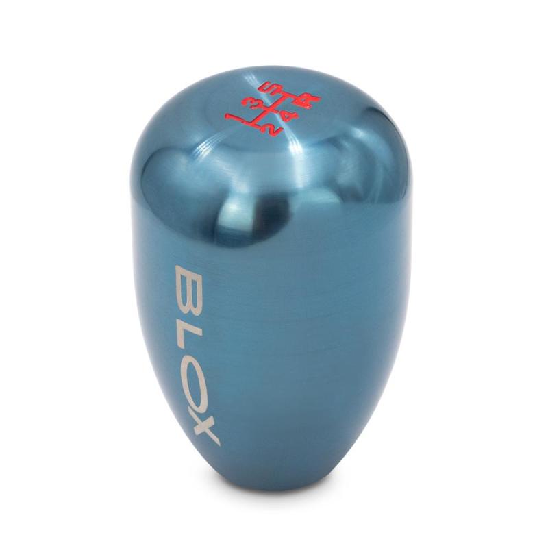 BLOX Racing BXAC-00204 5-Speed Billet Shift Knob - Torch Blue 10x1.5mm