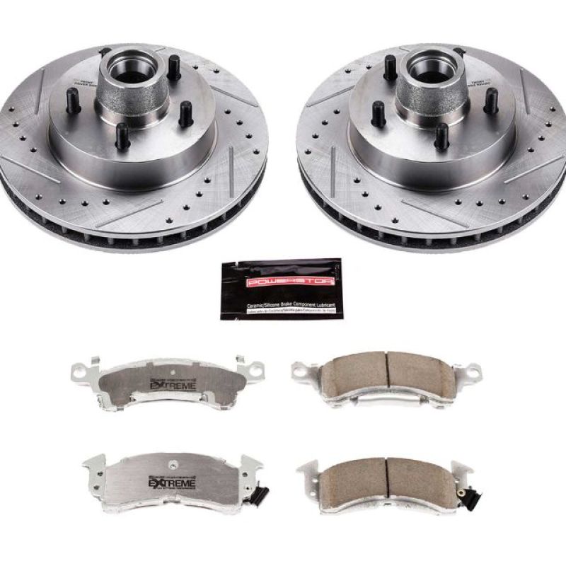 PowerStop K4539-26 71-73 fits Buick Centurion Front Z26 Street Warrior Brake Kit