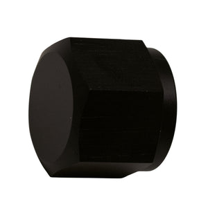 DeatschWerks 6-02-0715-B 8AN Female Flare Cap - Anodized Matte Black