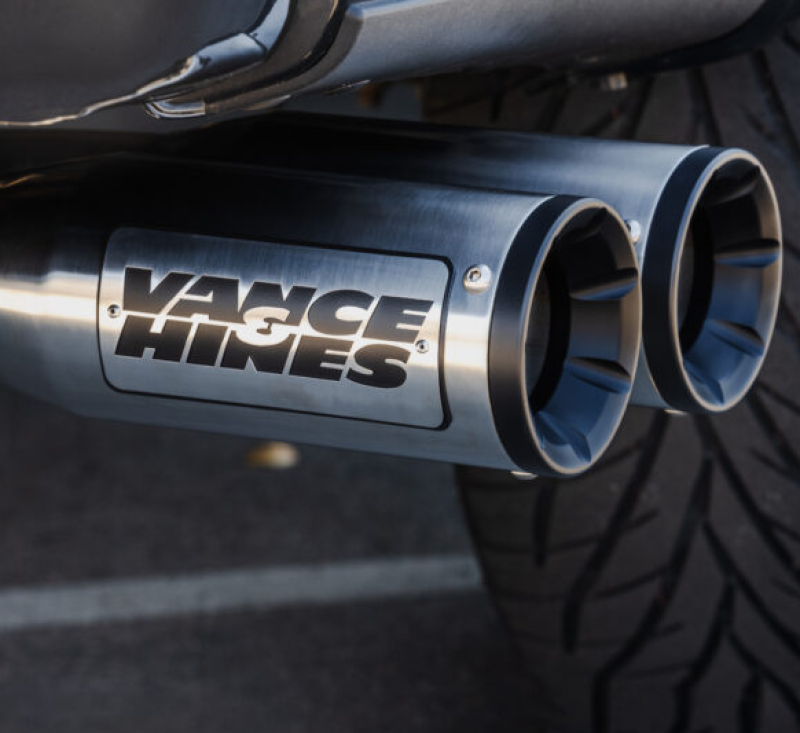 Vance 19663 & Hines fits Ford 2015-2020 F150 Eliminator Brushed Catback Exhaust