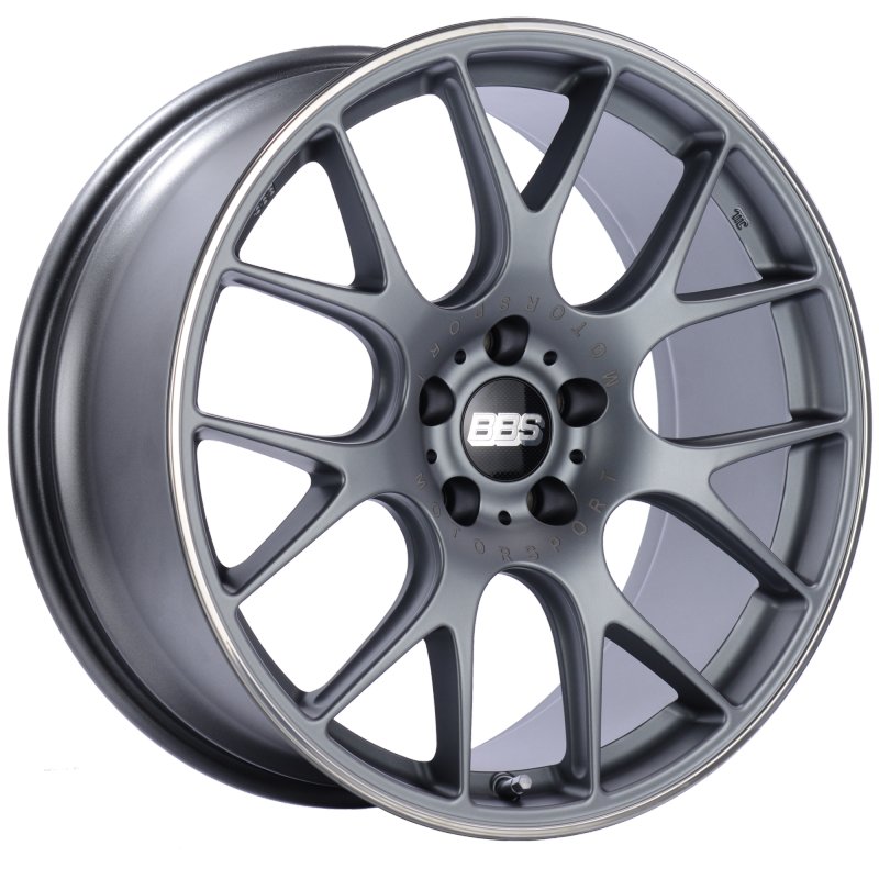 BBS CH100TIPO CH-R 20x9 5x120 ET24 Satin Titanium Polished Rim Protector Wheel -82mm PFS/Clip Required