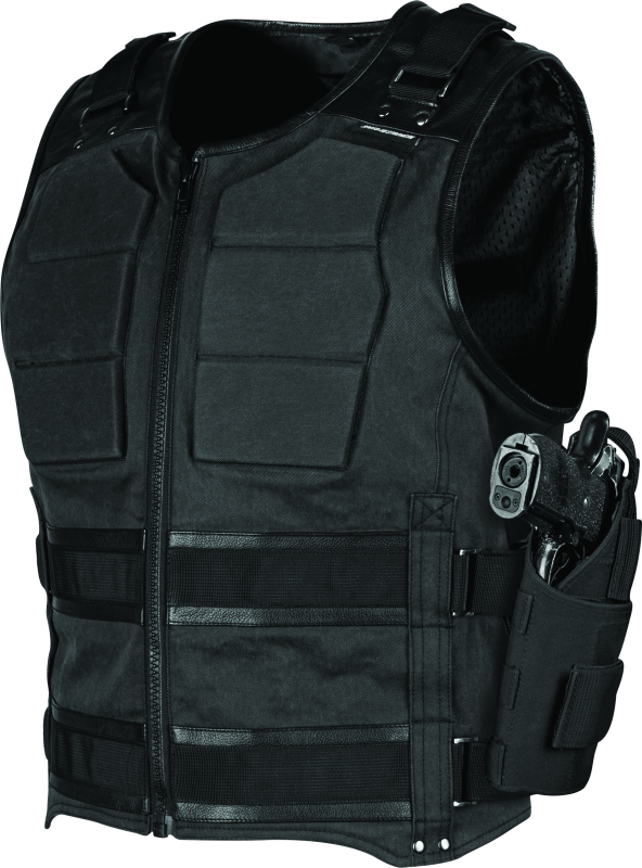 Speed and Strength 880131 True Grit Armored Vest Black - Small