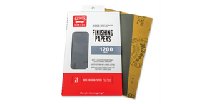 Griots Garage B1225 BOSS Finishing Papers - 1200g - 5 .5in x 9in (25 Sheets)