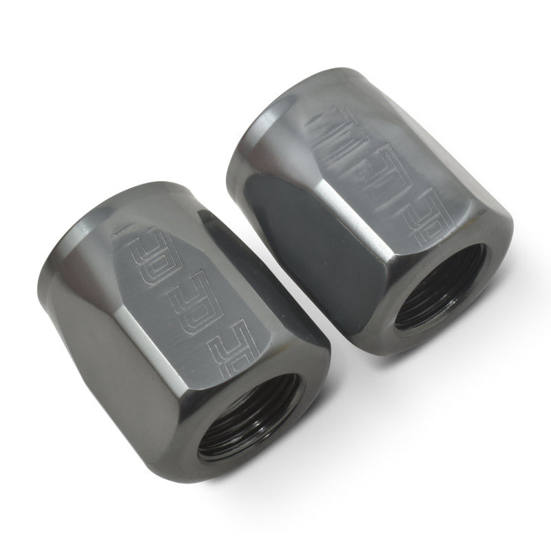 Russell 615521 Hose End Socket -6 AN Polished & Gray Anodized (2 PACK)