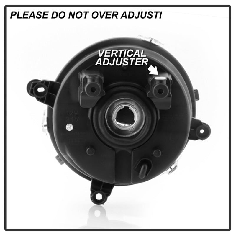 xTune 9042751 07-17 fits Jeep Patriot (w/o Auto Leveling Lights) OEM Style Head