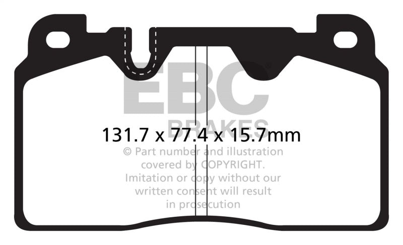 EBC S8KF1273 S8 Brake Pad and Rotor Kit
