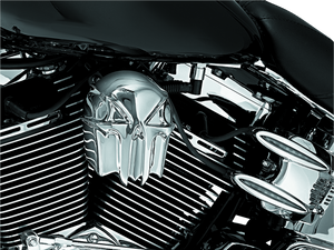 Kuryakyn 7718 Skull Horn Cover Chrome