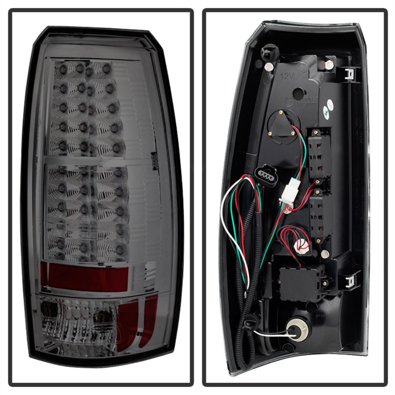 Spyder 5032485 fits Chevy 07-13 Avalanche LED Tail Lights Smoke ALT-YD-CAV07-LE
