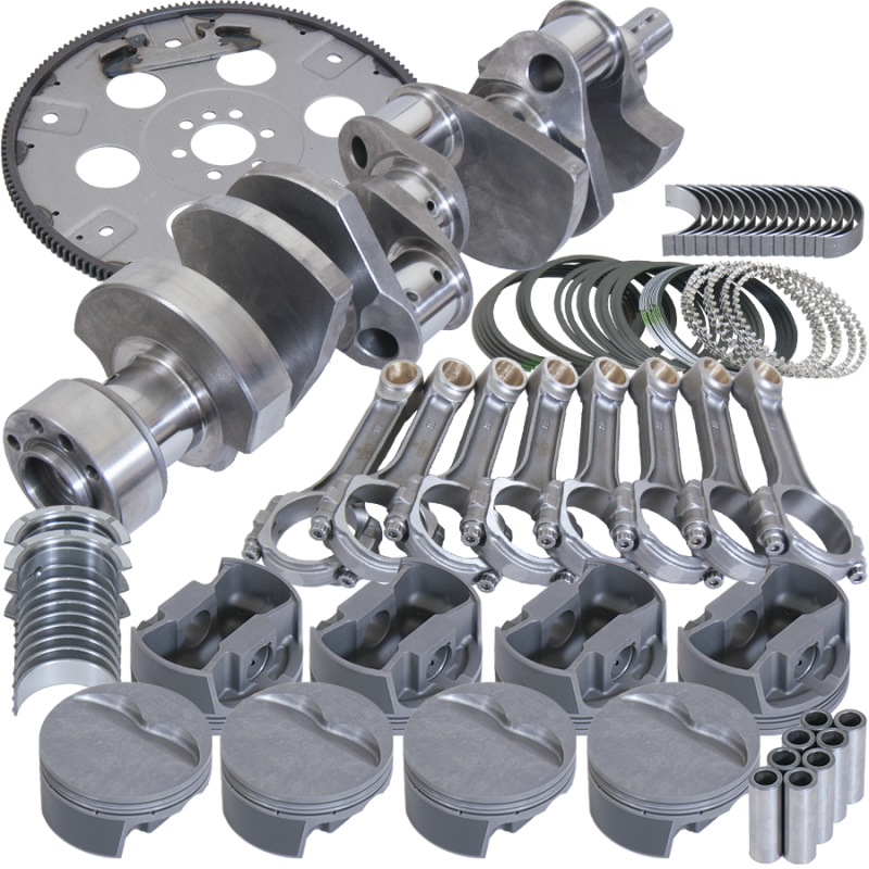 Eagle B13557L06068 fits Chevy LT1350 1Pc 3.750in Crank 6.000in I-Beam 4.060in Pistons 168 Tooth FP Balanced Assembly