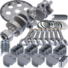 Eagle B13557L06068 fits Chevy LT1350 1Pc 3.750in Crank 6.000in I-Beam 4.060in Pistons 168 Tooth FP Balanced Assembly
