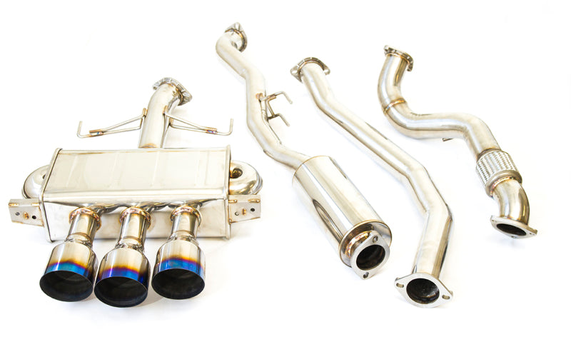 Invidia HS17CTRFQ33ST fits Honda 17-19 Civic Type R Q300 Triple Titanium Tip Cat-back Exhaust