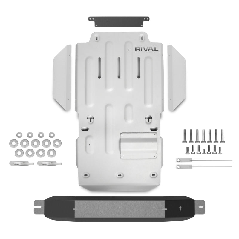 Rival 4x4 2333.9543.2.6 Rival 10-24 fits Toyota 4Runner Aluminum Transmission Transfer Case Catalytic Converter Skid Plate