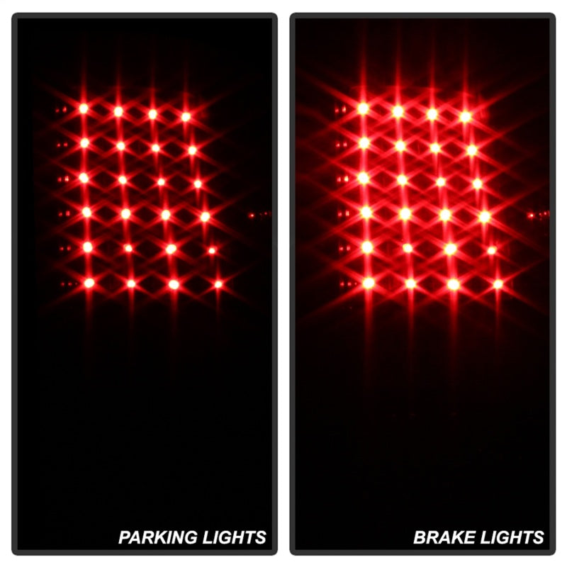 5013200 Xtune fits Toyota 07-13 Tundra LED Tail Lights Black ALT-ON-TTU07-LED-