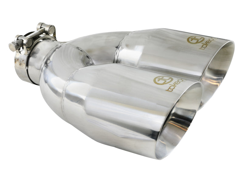 AFE 49T25484-P121  2.5in 304 Stainless Steel Clamp-on Tip Passenger Side 2.5in