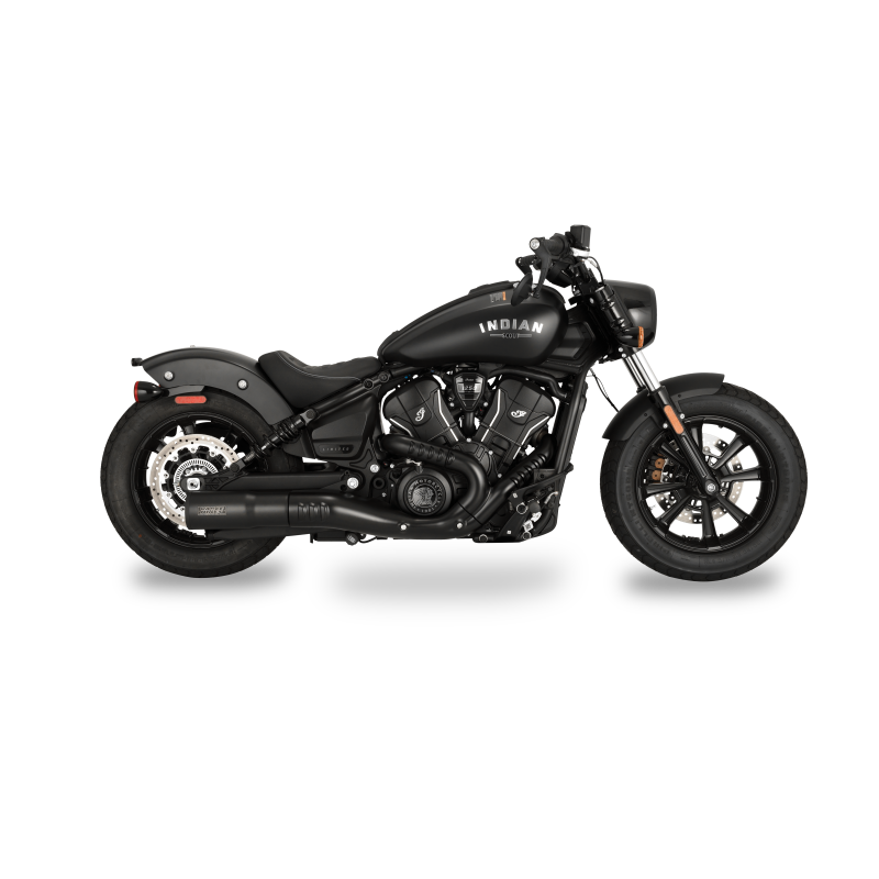 Vance and Hines 48627 Vance & Hines 2025 Indian Scout Hi-Output Black Slip-On