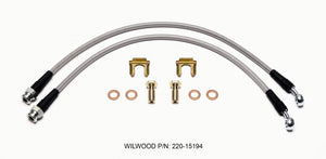 Wilwood 220-15194 Flexline Kit Front C6 fits Corvette (non-Z06)