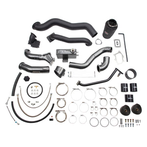 Wehrli 01-04 GM Duramax LB7 Twin Turbo Kit S400/Stock - Flat Black