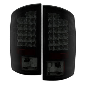 Spyder 5078117 fits Dodge 07-08 Ram 1500/Ram 07-09 2500/3500 LED Tail Lights Bl