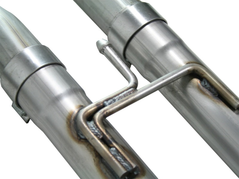 AFE 49-46102-B rce XP Exhaust Cat-Back 2.5/3in SS-409 w/ Black Tip 04-12 fits N