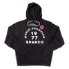 SPARCO SP03400NR1S Sweatshirt Hooded 77 Black SMALL