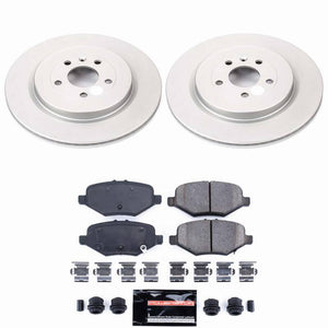 Power Stop 13-19 Ford Explorer Rear Z23 Coated Brake Kit