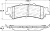 Stoptech 308.0792 Street Brake Pads