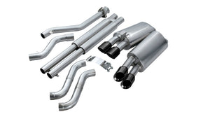 CORSA Performance 14117BLK Corsa 1990-1995 fits Chevrolet Corvette C4 ZR1 5.7L V8 LT5 Black Sport Cat-Back Exhaust
