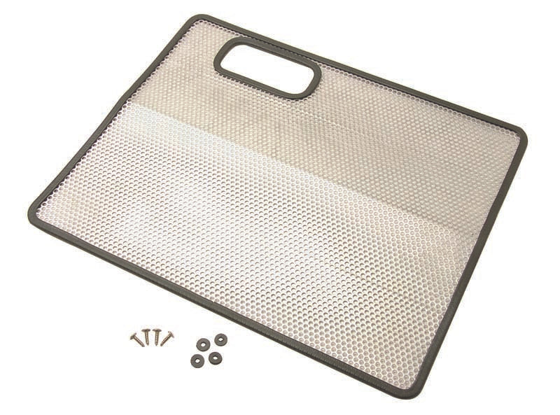 Kentrol 30440 fits Jeep 87-95 Wrangler YJ Bug Shield - Polished Silver