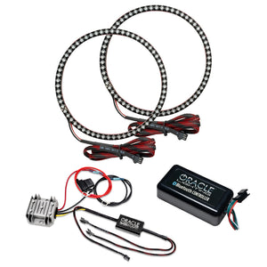 ORACLE Lighting 2316-332 Oracle Hummer H3 05-10 Halo Kit - Dynamic ColorSHIFT